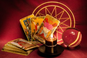 Tarot cards and crystal ball (3)